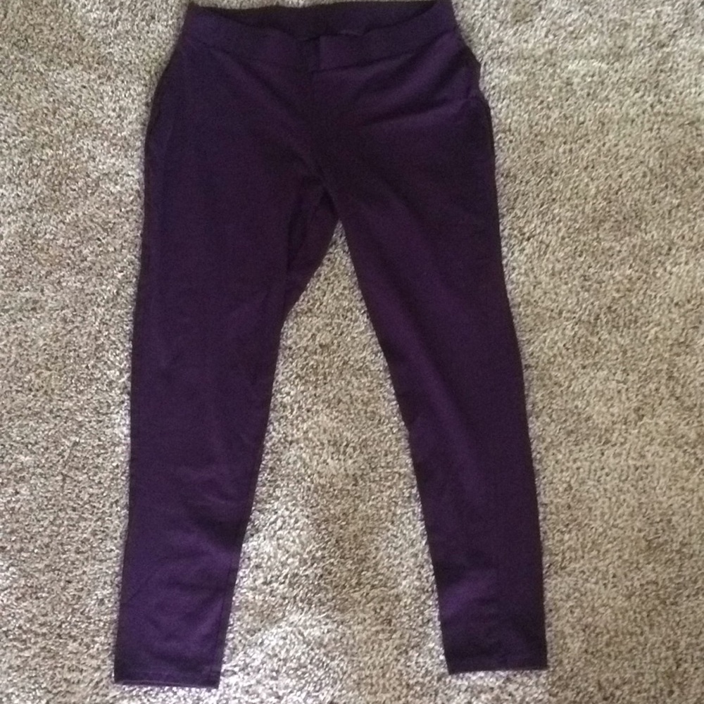 Torrid Size 2 (18/20) Plus Size Purple Leggings